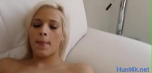  Nude fucking action with a blonde girlfriend